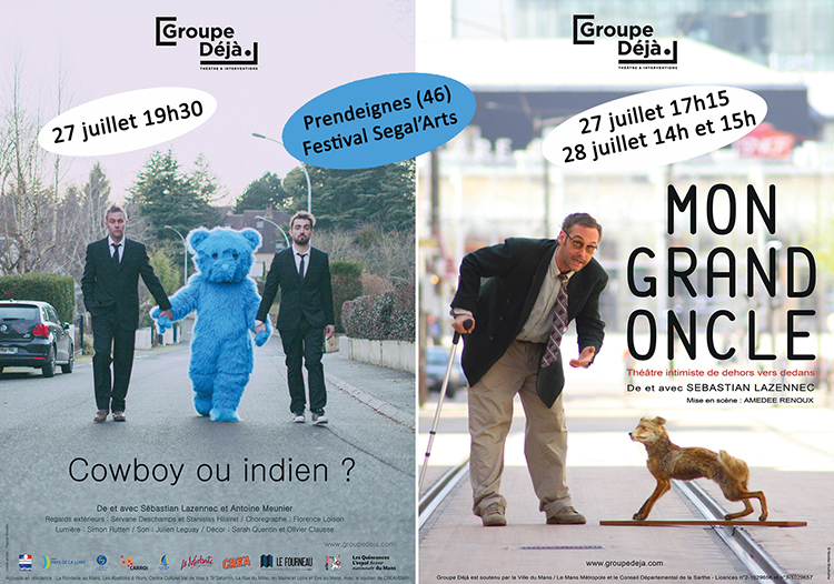 Après Avignon enchainement direct avec « Mon grand oncle » et « Cowboy ou indien ? »