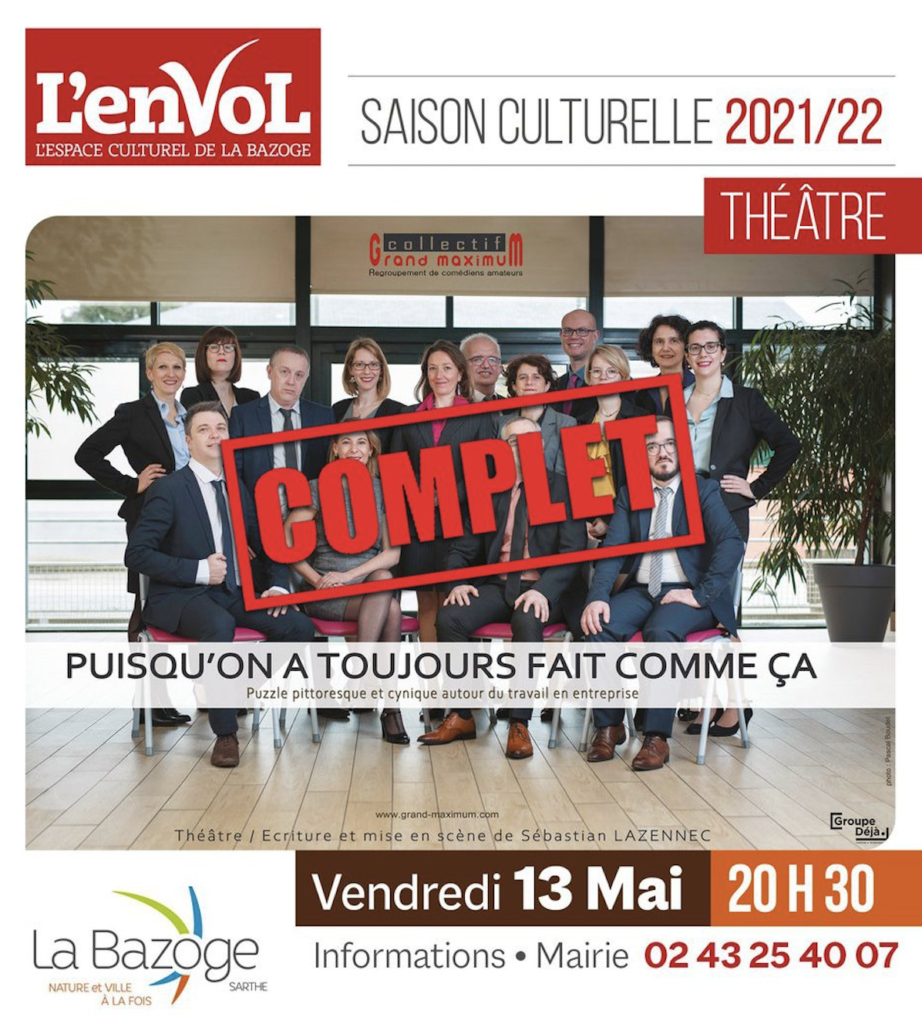 Grand Maximum affiche complet à La Bazoge (72)
