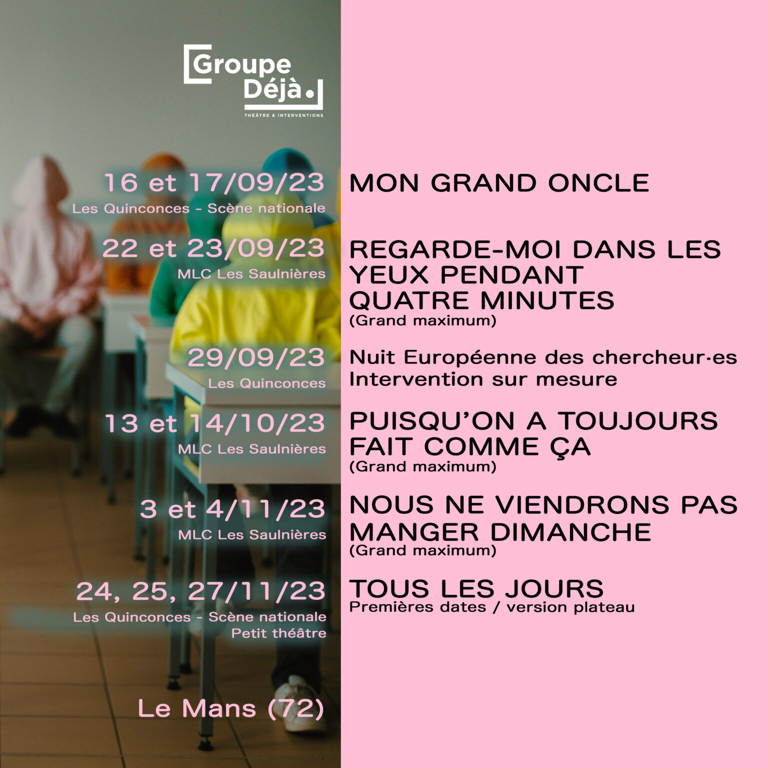 Groupe déjà au Mans (72)