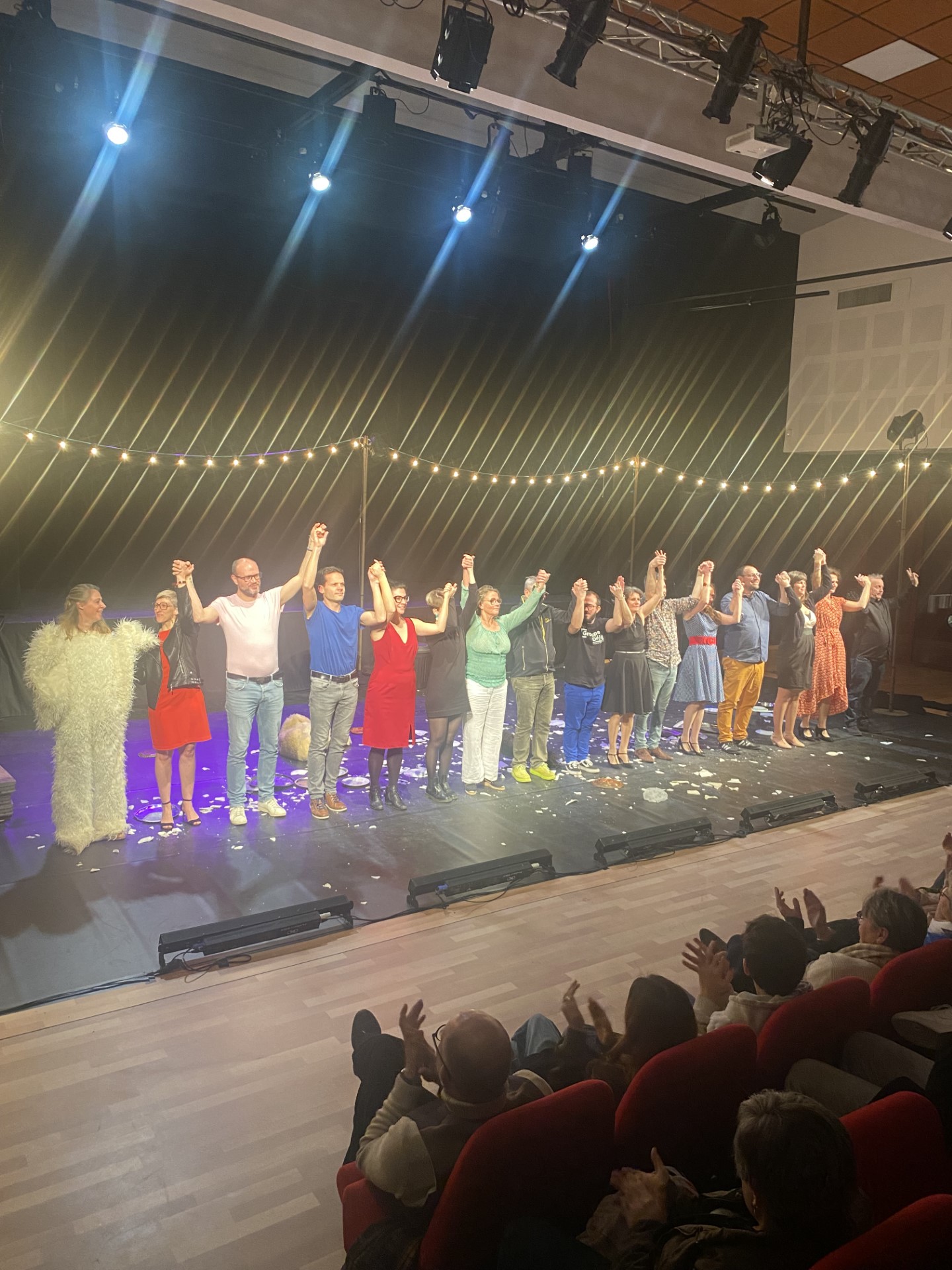 Dernière du spectacle sur le couple de Grand maximum