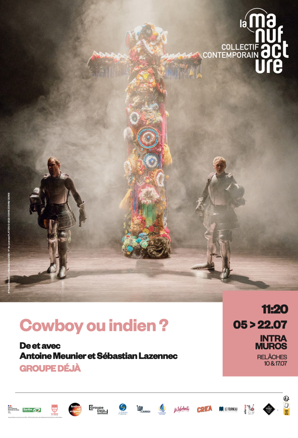 Festival Off Avignon 2025 / La Manufacture (Intramuros) / « Cowboy ou indien ? »