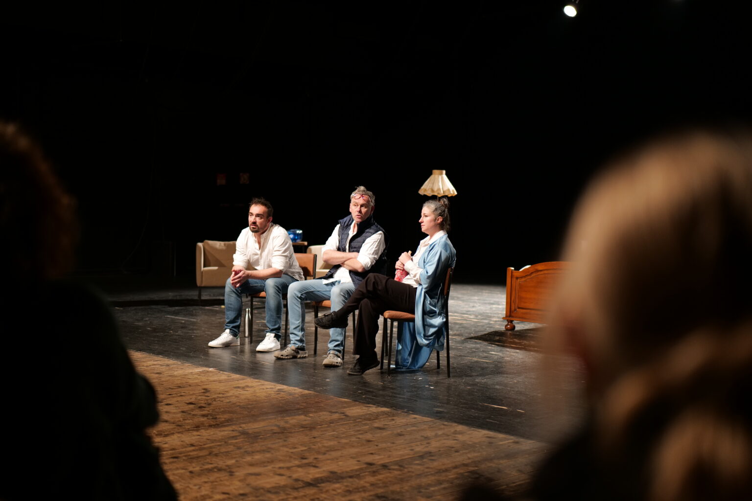 Retour en images : sortie de résidence « Inhumaines » de Philippe Claudel