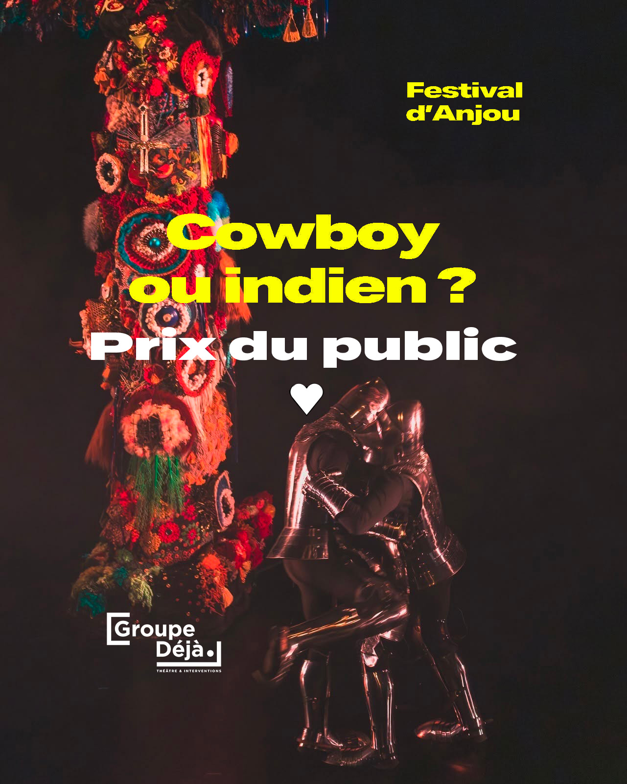 « Cowboy ou indien ? » reçoit le prix du public au Festival d’Anjou